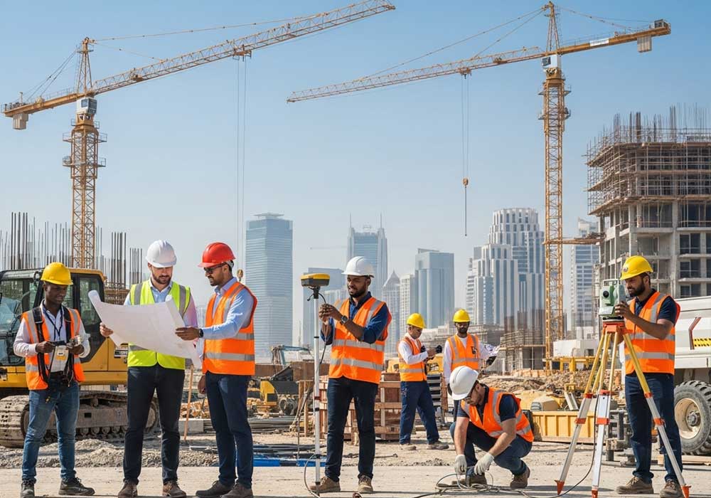 ABAFCO manpower team at an energy project in the GCC